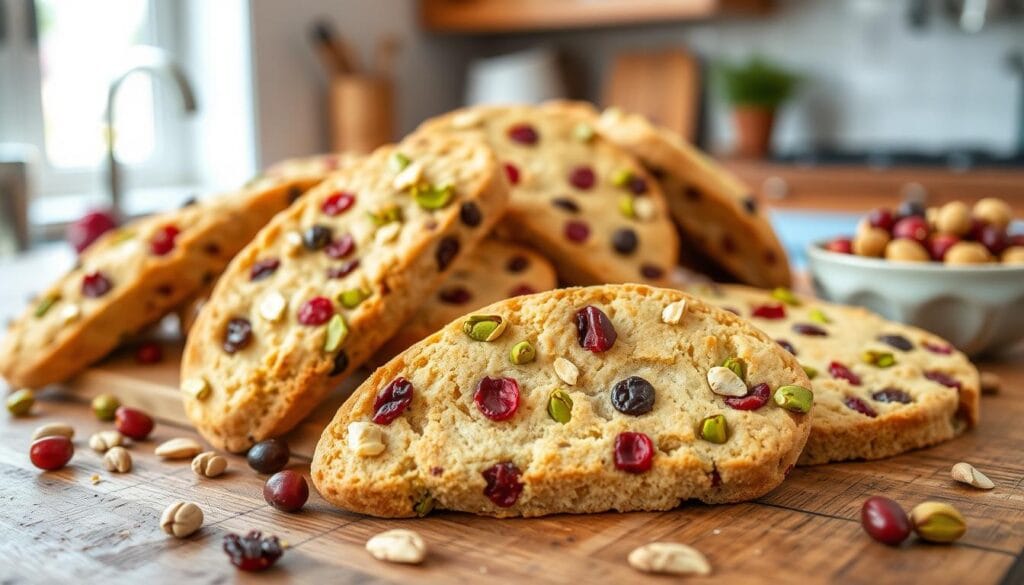 Baked biscotti