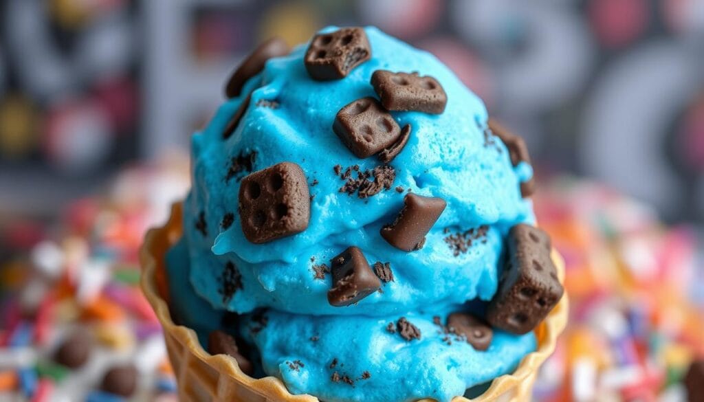 Cookie Monster ice cream
