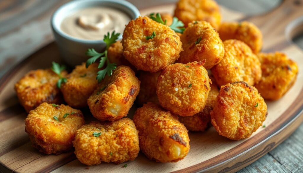 Crispy corn nuggets Crispy corn nuggets