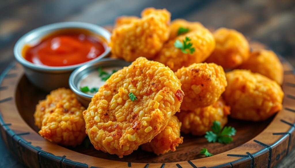 How to Make Crispy Homemade Corn Nuggets 3 Crispy golden corn nuggets