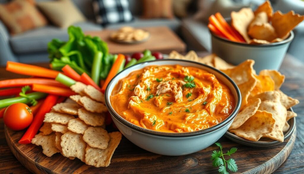 Healthy Buffalo Chicken Dip