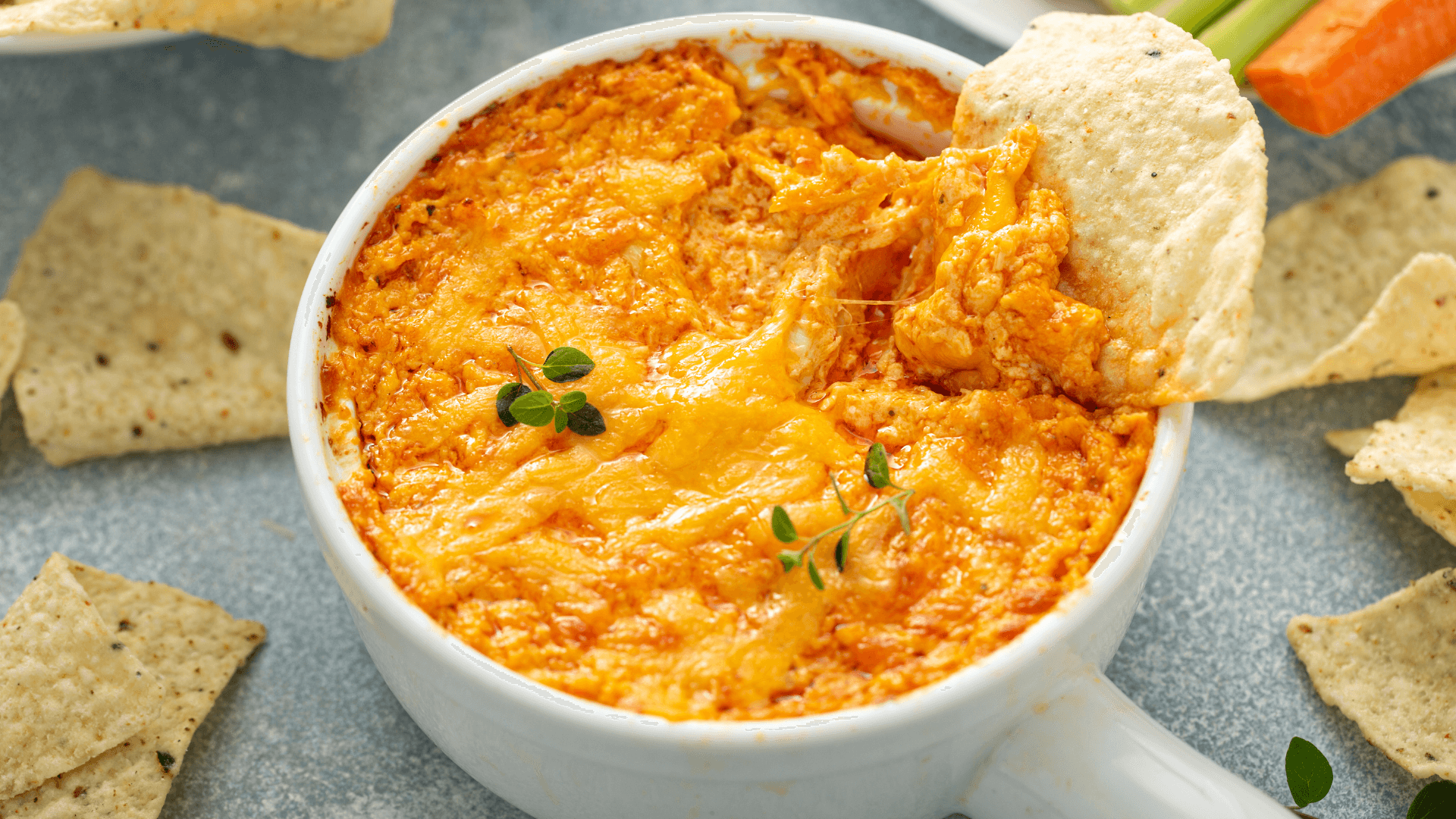 Healthy Buffalo Chicken Dip