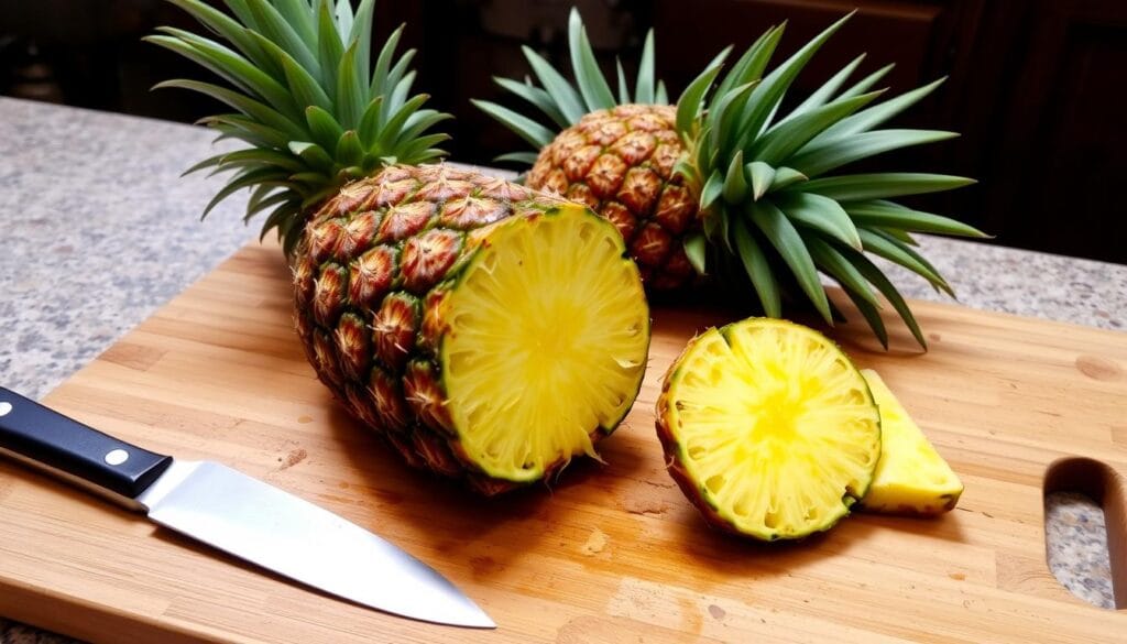 How to cut a fresh pineapple How to cut a fresh pineapple