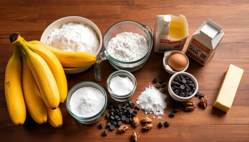 Ingredients for Banana Muffins