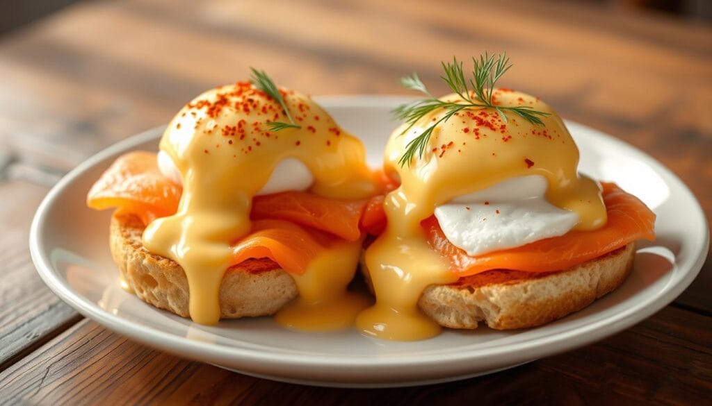 Amazing Smoked Salmon Eggs Benedict Recipe 2 Smoked Salmon Eggs Benedict