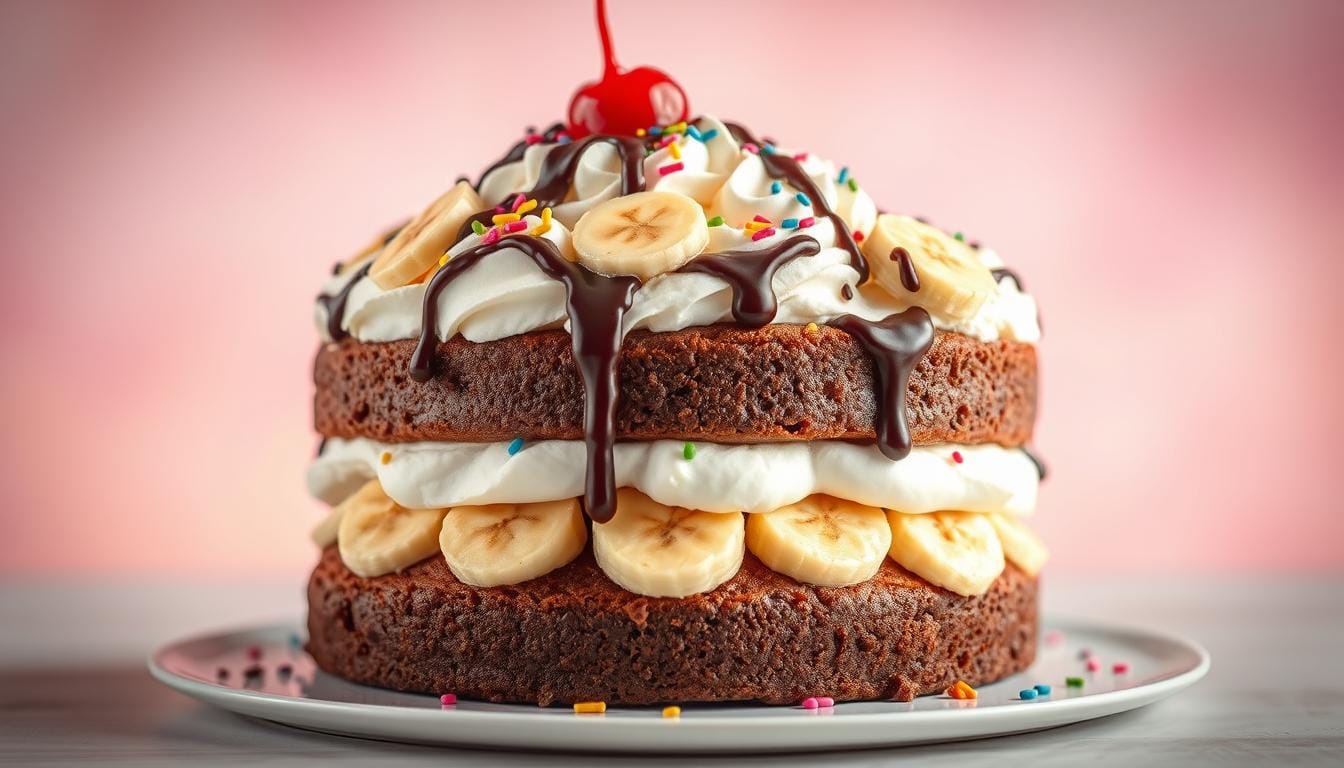 banana split cake