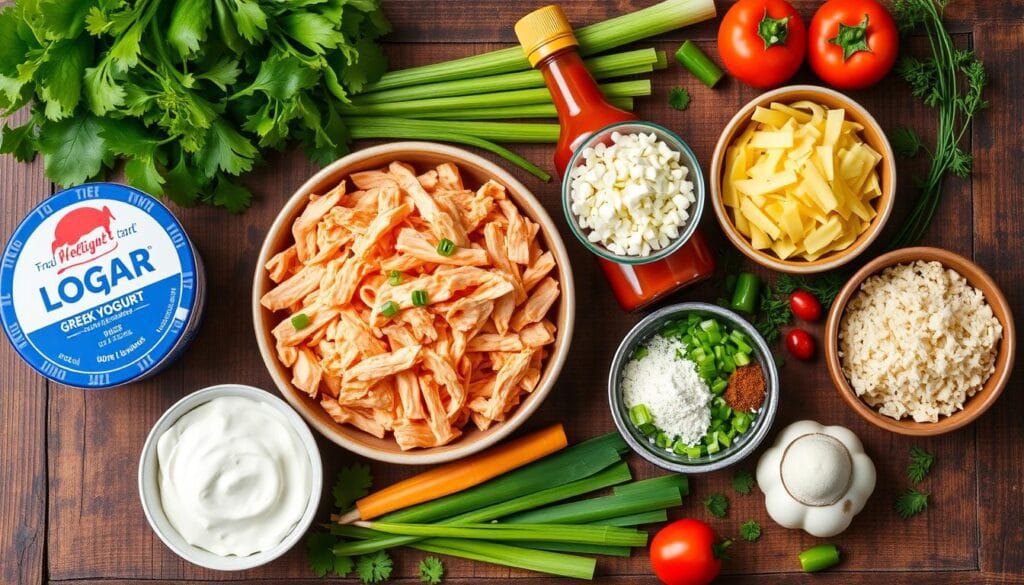 healthy buffalo chicken dip ingredients