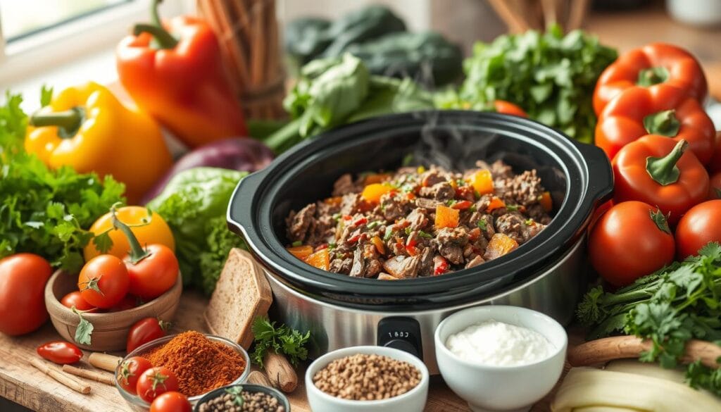 healthy ground beef crock pot recipes