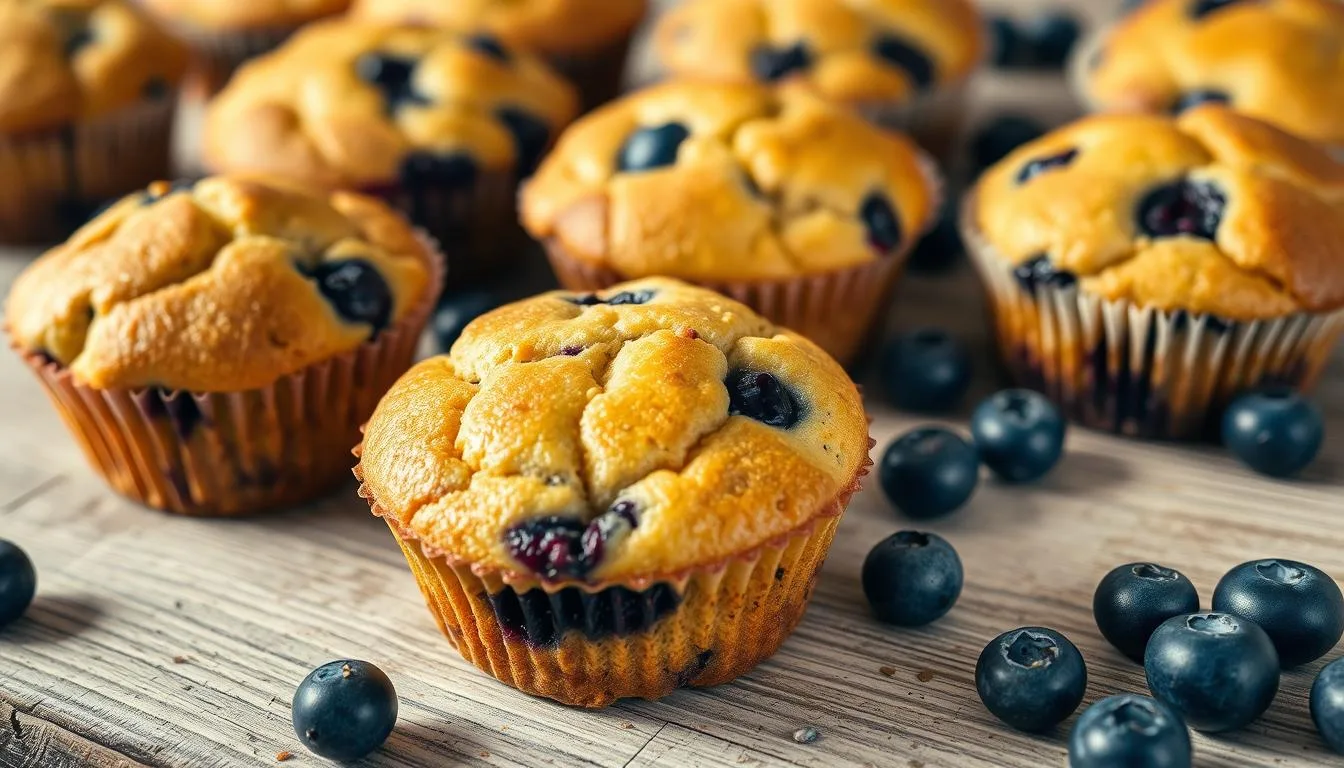 mini blueberry muffins