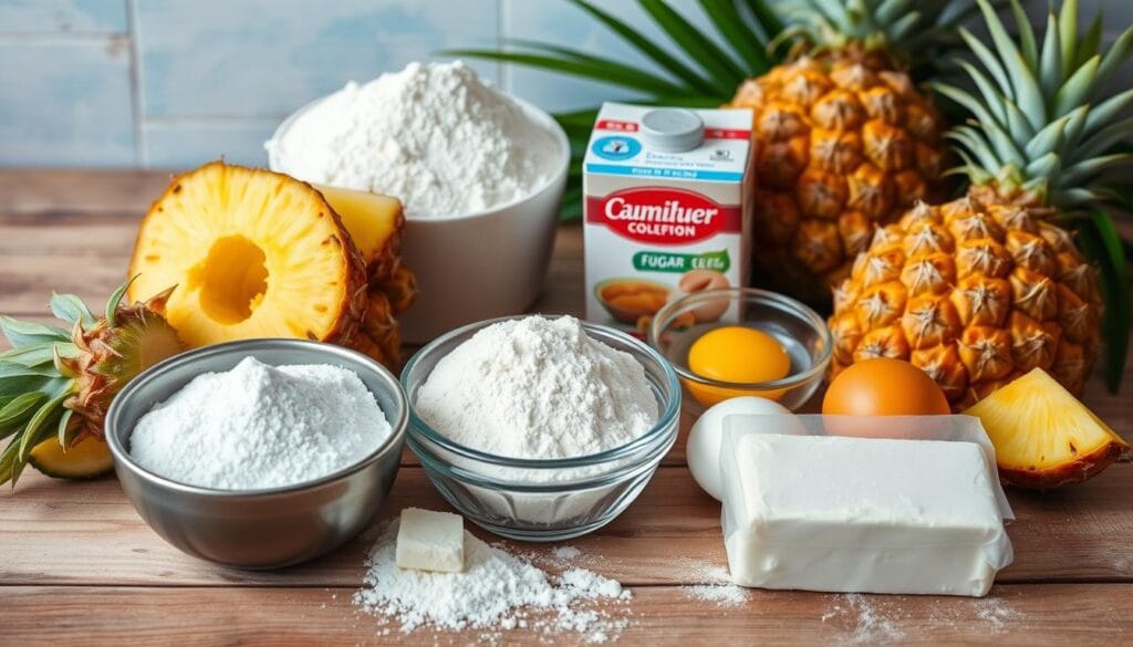 pineapple cake ingredients