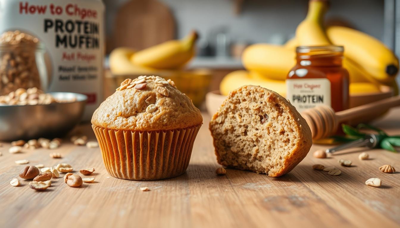 Healthy Protein Muffin Recipe - Ready in 25 Minutes 1 protein muffin recipe