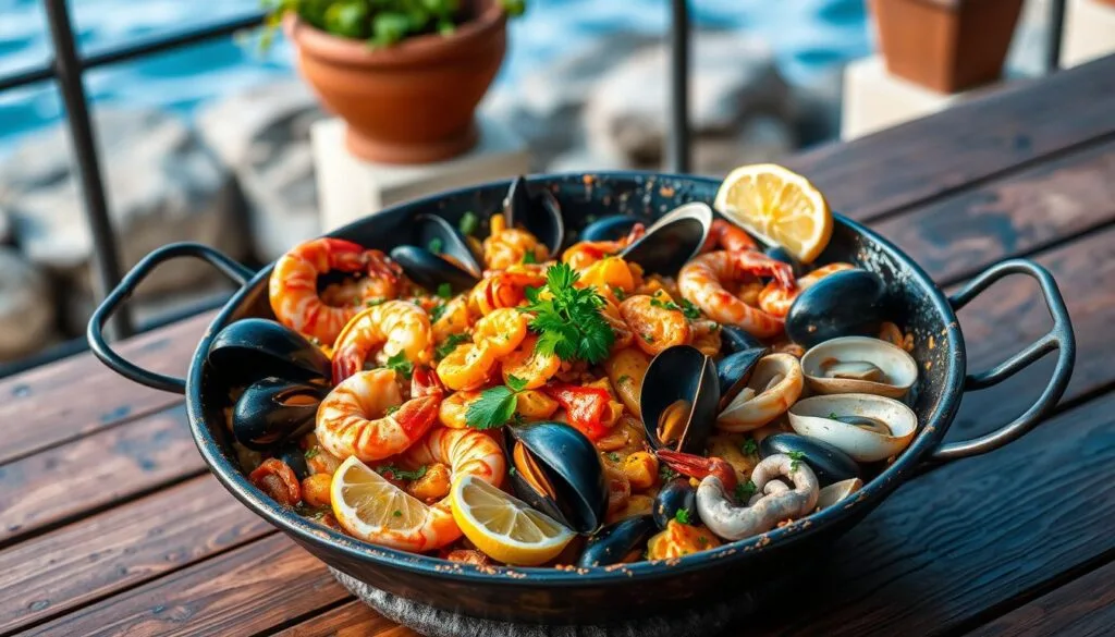 seafood paella seafood paella