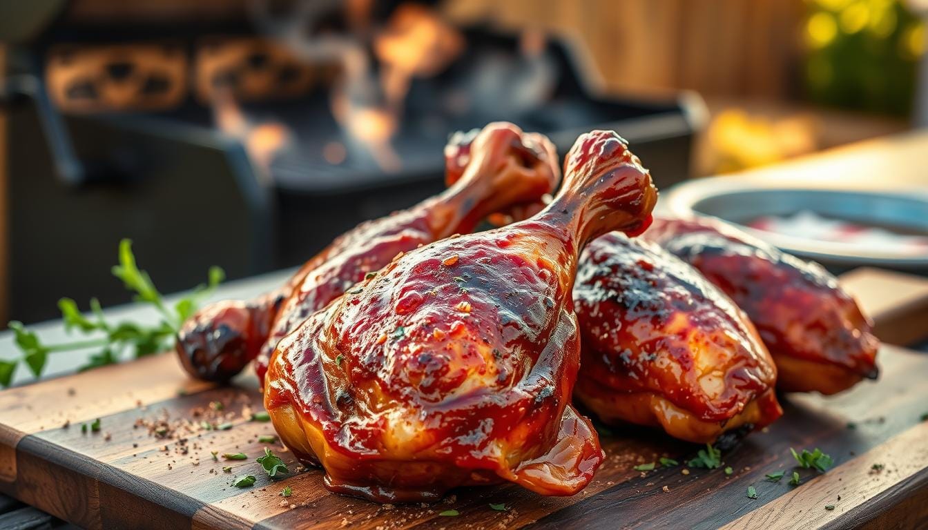 smoked chicken drumsticks