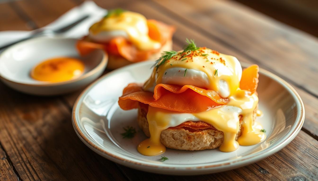Amazing Smoked Salmon Eggs Benedict Recipe 1 smoked salmon eggs benedict