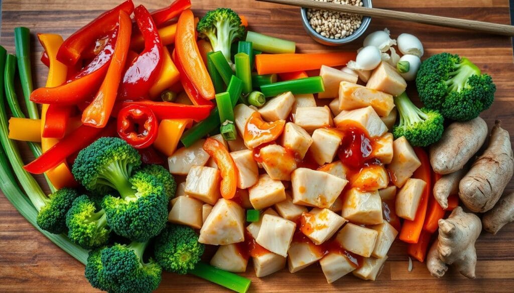 teriyaki chicken stir-fry ingredients
