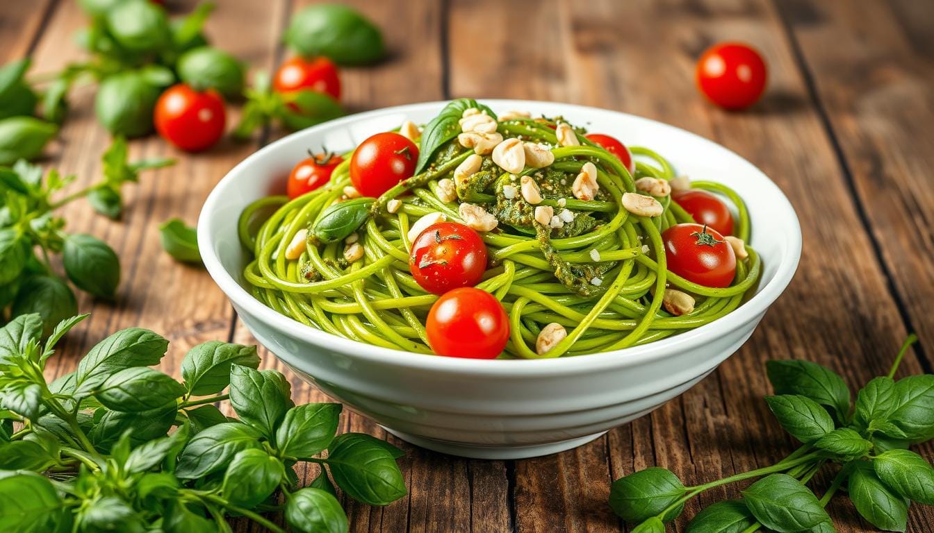 Easy & Flavorful Green Spaghetti Dishes 2 green spaghetti