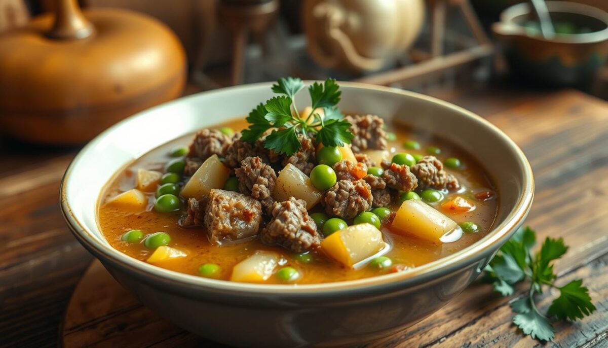 hamburger potato soup