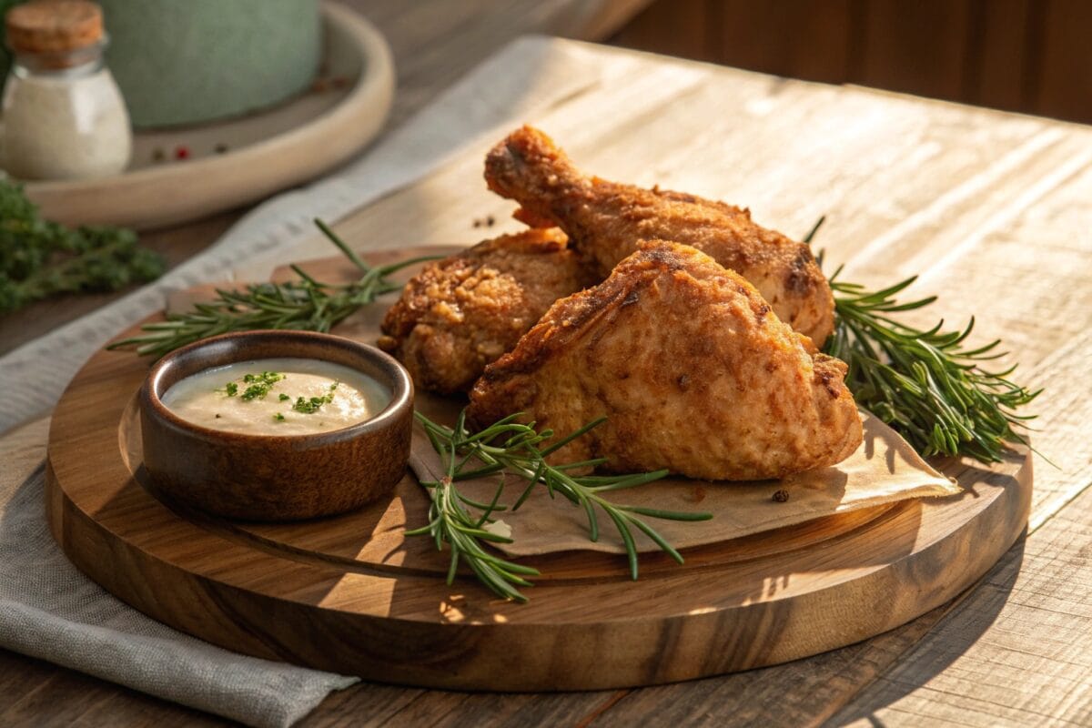 "Homemade Fried Chicken Recipe Without Buttermilk - Crispy and Delicious Alternative Cooking Method"